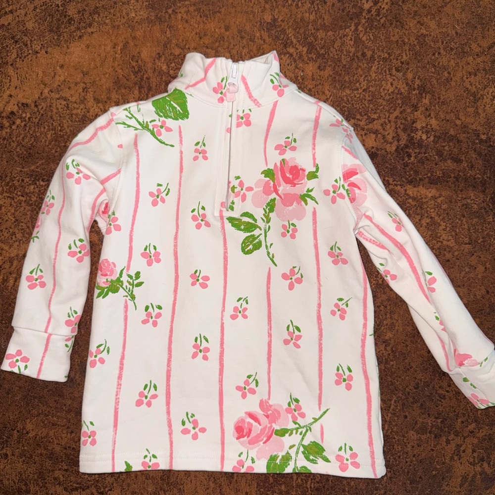 The Beaufort Bonnet Company Pink Floral Zip-Up Jacket